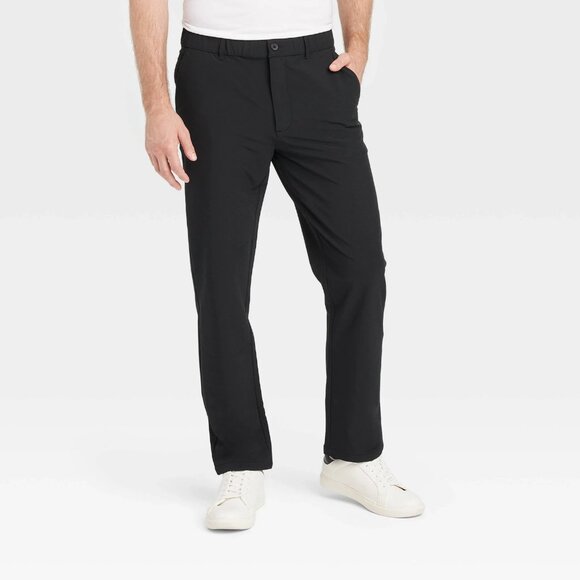 Medium - Mens Relaxed Travel Trousers - Goodfellow Co - Black - Picture 6 of 7